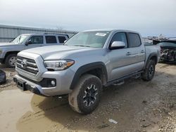 Salvage cars for sale at Kansas City, KS auction: 2017 Toyota Tacoma Double Cab