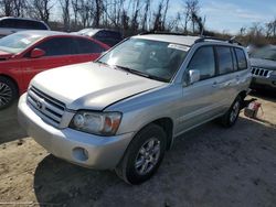 Salvage cars for sale at Baltimore, MD auction: 2004 Toyota Highlander