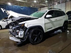 Salvage cars for sale at Woodhaven, MI auction: 2019 Jeep Cherokee Latitude Plus