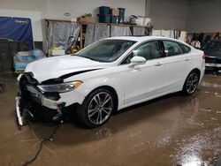 Salvage cars for sale at Elgin, IL auction: 2020 Ford Fusion Titanium