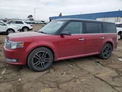 Salvage cars for sale at Woodhaven, MI auction: 2015 Ford Flex SEL