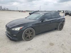 Salvage cars for sale at New Braunfels, TX auction: 2015 Infiniti Q50 Base