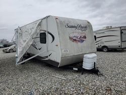 Salvage trucks for sale at Wayland, MI auction: 2012 SUN Nybrook Sunset Creek Camper