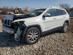 Salvage cars for sale at Chicago Heights, IL auction: 2017 Jeep Cherokee Limited