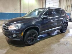 Salvage cars for sale at Woodhaven, MI auction: 2012 Volkswagen Tiguan S