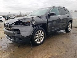 Salvage cars for sale at Louisville, KY auction: 2015 Jeep Cherokee Limited