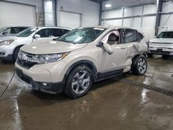 Salvage cars for sale at Ham Lake, MN auction: 2017 Honda CR-V EXL