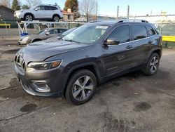 Jeep Vehiculos salvage en venta: 2021 Jeep Cherokee Limited