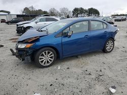 Salvage cars for sale from Copart Loganville, GA: 2012 Honda Civic EX