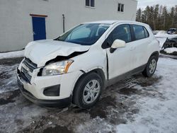 Chevrolet salvage cars for sale: 2016 Chevrolet Trax LS