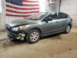 Salvage cars for sale at Lyman, ME auction: 2014 Subaru Impreza