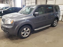 Salvage cars for sale at Blaine, MN auction: 2014 Honda Pilot EXL