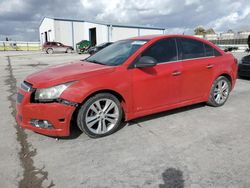 Salvage cars for sale at Tulsa, OK auction: 2014 Chevrolet Cruze LTZ