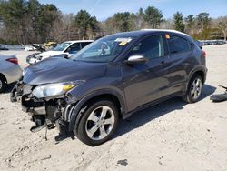 Salvage cars for sale at Mendon, MA auction: 2016 Honda HR-V EX