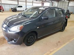 Salvage cars for sale at Mocksville, NC auction: 2015 Mitsubishi Mirage DE