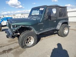 Salvage cars for sale at Bakersfield, CA auction: 2001 Jeep Wrangler / TJ SE