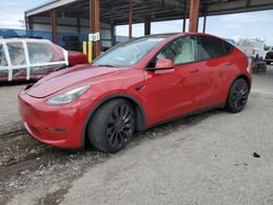 Salvage cars for sale at Riverview, FL auction: 2021 Tesla Model Y