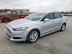 Salvage cars for sale at Grand Prairie, TX auction: 2014 Ford Fusion SE