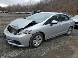 Salvage cars for sale at Marlboro, NY auction: 2015 Honda Civic LX