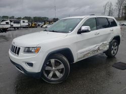 Salvage cars for sale at Dunn, NC auction: 2016 Jeep Grand Cherokee Limited