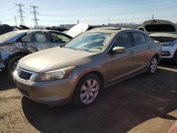 Salvage cars for sale at Elgin, IL auction: 2009 Honda Accord EXL