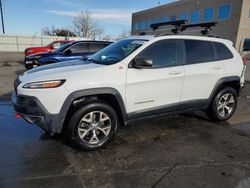 Salvage cars for sale at Littleton, CO auction: 2015 Jeep Cherokee Trailhawk