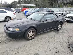 Salvage cars for sale at Savannah, GA auction: 2001 Ford Mustang