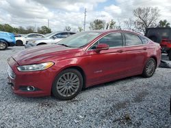 Salvage cars for sale at Riverview, FL auction: 2016 Ford Fusion SE Hybrid