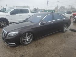 Salvage cars for sale at Chicago Heights, IL auction: 2014 Mercedes-Benz S 550 4matic