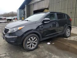 Salvage cars for sale at East Granby, CT auction: 2015 KIA Sportage LX