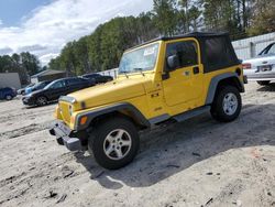 Salvage cars for sale at Seaford, DE auction: 2006 Jeep Wrangler X