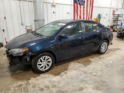 Salvage cars for sale at Mcfarland, WI auction: 2017 Toyota Corolla L