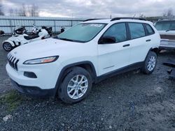 Salvage cars for sale at Arlington, WA auction: 2016 Jeep Cherokee Sport