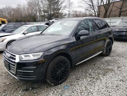 Salvage cars for sale at North Billerica, MA auction: 2020 Audi Q5 Premium Plus