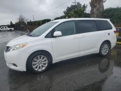 Salvage cars for sale at San Martin, CA auction: 2014 Toyota Sienna LE