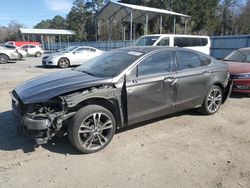 Salvage cars for sale at Savannah, GA auction: 2019 Ford Fusion Titanium