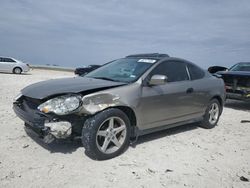 Salvage cars for sale at Taylor, TX auction: 2002 Acura RSX