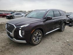 Salvage cars for sale at Kansas City, KS auction: 2021 Hyundai Palisade Calligraphy