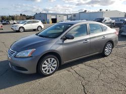 Salvage cars for sale at Vallejo, CA auction: 2015 Nissan Sentra S