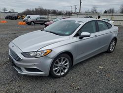 Salvage cars for sale at Hillsborough, NJ auction: 2017 Ford Fusion SE Hybrid