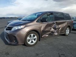 Salvage cars for sale at North Las Vegas, NV auction: 2019 Toyota Sienna