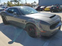 Salvage cars for sale at Bakersfield, CA auction: 2018 Dodge Challenger SRT Demon