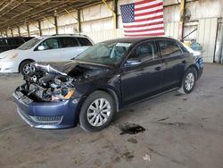 Salvage cars for sale at Phoenix, AZ auction: 2015 Volkswagen Passat S