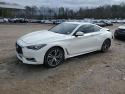 Salvage cars for sale at Charles City, VA auction: 2017 Infiniti Q60 Base