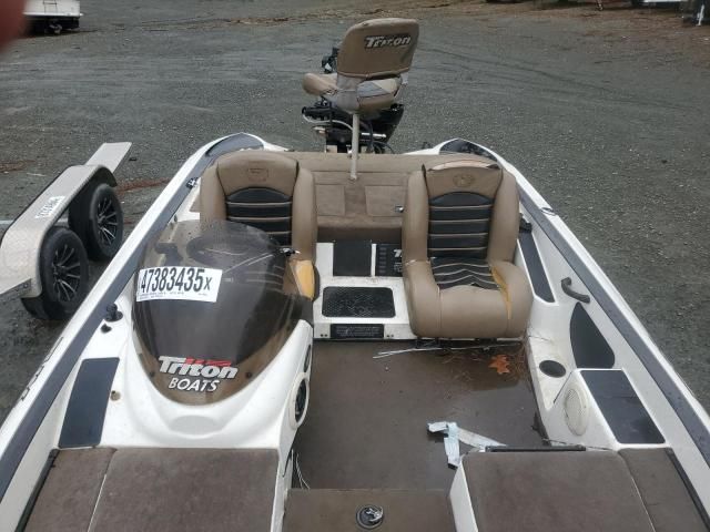 2008 Triton Boat With Trailer