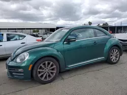 Salvage cars for sale at Fresno, CA auction: 2018 Volkswagen Beetle SE