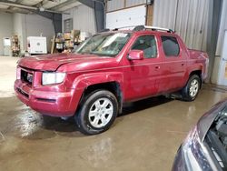 Salvage cars for sale at West Mifflin, PA auction: 2006 Honda Ridgeline RTL