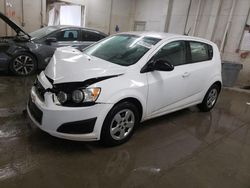 Salvage cars for sale at Madisonville, TN auction: 2016 Chevrolet Sonic LS