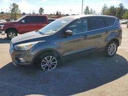 Salvage cars for sale at Gaston, SC auction: 2017 Ford Escape SE