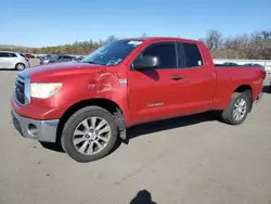 Salvage trucks for sale at Brookhaven, NY auction: 2013 Toyota Tundra Double Cab SR5